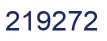 Number 219272 blue image