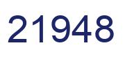 Número 21948 imagen azul