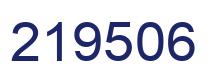 Number 219506 blue image