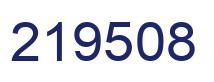 Number 219508 blue image