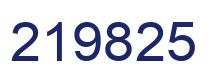 Número 219825 imagen azul