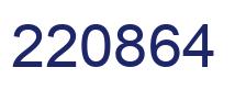 Número 220864 imagen azul