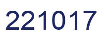 Número 221017 imagen azul