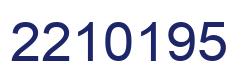 Número 2210195 imagen azul