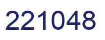 Number 221048 blue image