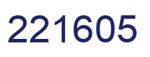 Número 221605 imagen azul