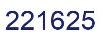 Número 221625 imagen azul