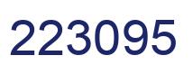 Número 223095 imagen azul