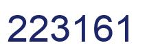 Número 223161 imagen azul