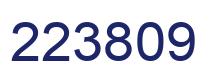 Number 223809 blue image