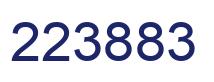 Number 223883 blue image