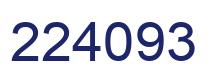 Número 224093 imagen azul