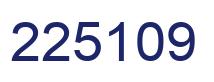 Número 225109 imagen azul