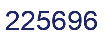 Número 225696 imagen azul