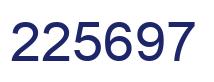 Número 225697 imagen azul