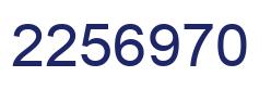 Número 2256970 imagen azul