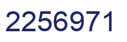 Número 2256971 imagen azul