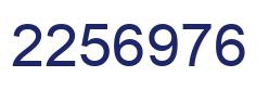 Número 2256976 imagen azul