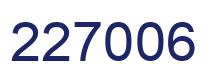 Número 227006 imagen azul