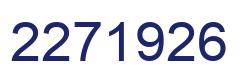 Número 2271926 imagen azul