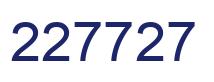Número 227727 imagen azul