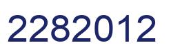 Number 2282012 blue image