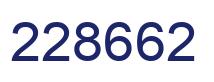 Number 228662 blue image