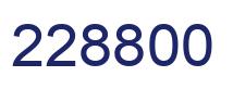 Número 228800 imagen azul