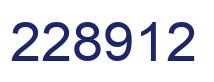 Number 228912 blue image