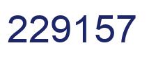 Number 229157 blue image