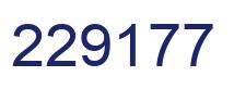 Number 229177 blue image