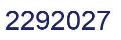 Número 2292027 imagen azul
