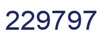 Number 229797 blue image