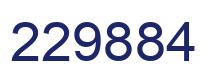 Number 229884 blue image