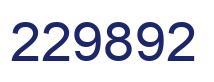 Number 229892 blue image