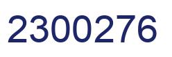 Número 2300276 imagen azul