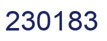Número 230183 imagen azul