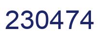 Número 230474 imagen azul