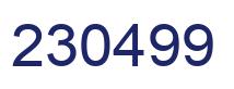 Número 230499 imagen azul