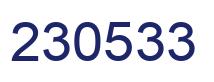 Number 230533 blue image