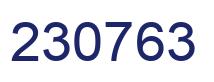 Number 230763 blue image