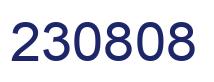 Número 230808 imagen azul
