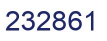 Número 232861 imagen azul