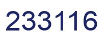 Número 233116 imagen azul