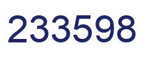 Número 233598 imagen azul