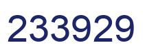 Number 233929 blue image