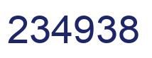 Número 234938 imagen azul