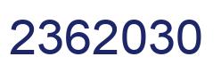 Número 2362030 imagen azul
