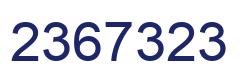 Número 2367323 imagen azul