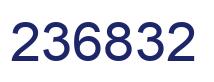 Number 236832 blue image